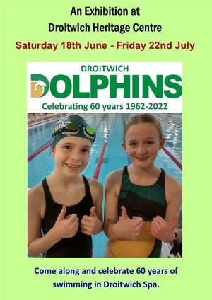 Droitwich Dolphins exhibition poster