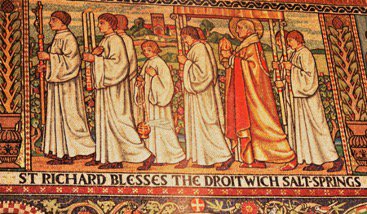 St Richard Blesses the Droitwich Salt-springs